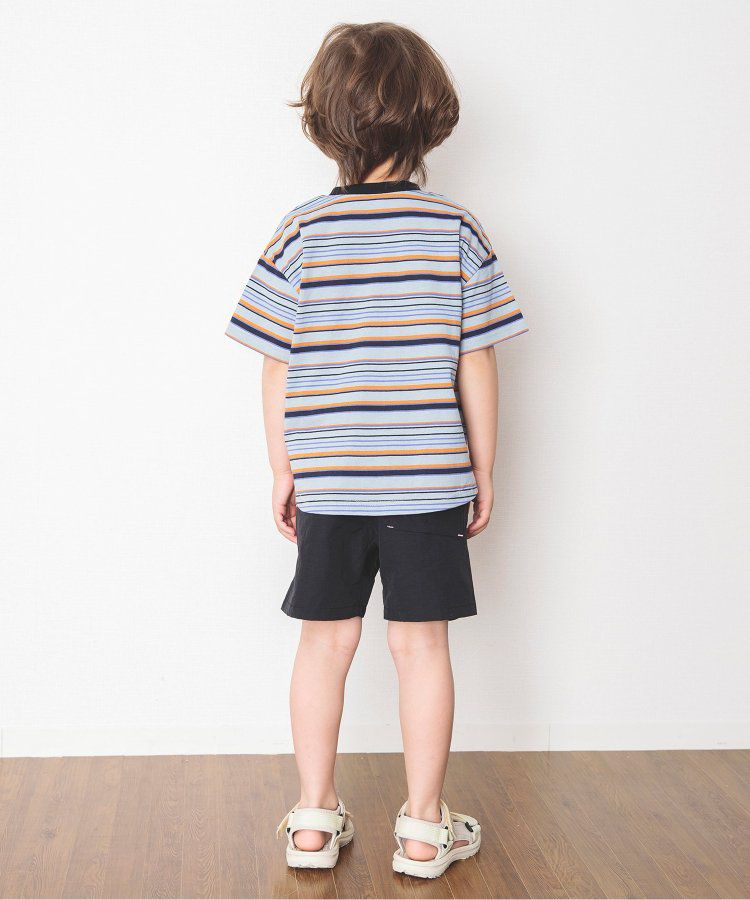 日本 BREEZE - 水陸二用百搭logo裝飾短褲-寶石綠