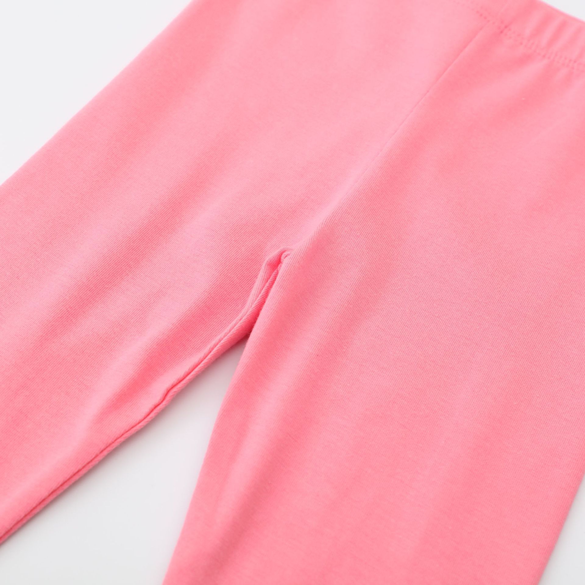 Jumping meters - 休閒腰鬆緊內搭褲-愛心長頸鹿-粉色