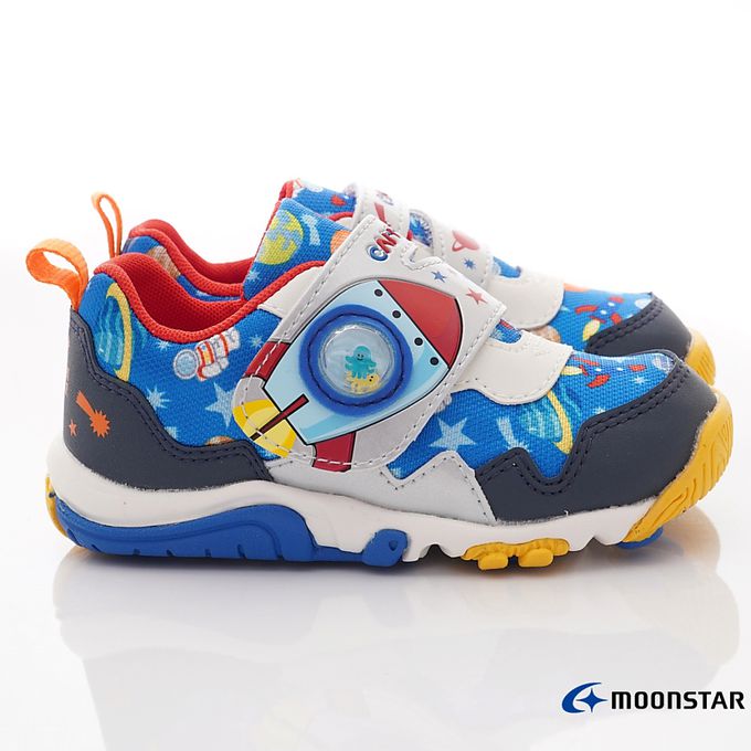 Moonstar日本月星 - 月星玩耍速乾機能款(中小童段)-運動鞋-藍