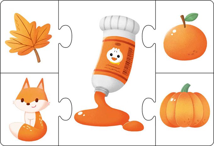 彩色世界(支援多重點讀筆)-FOOD超人腦力開發圖卡教具*新版