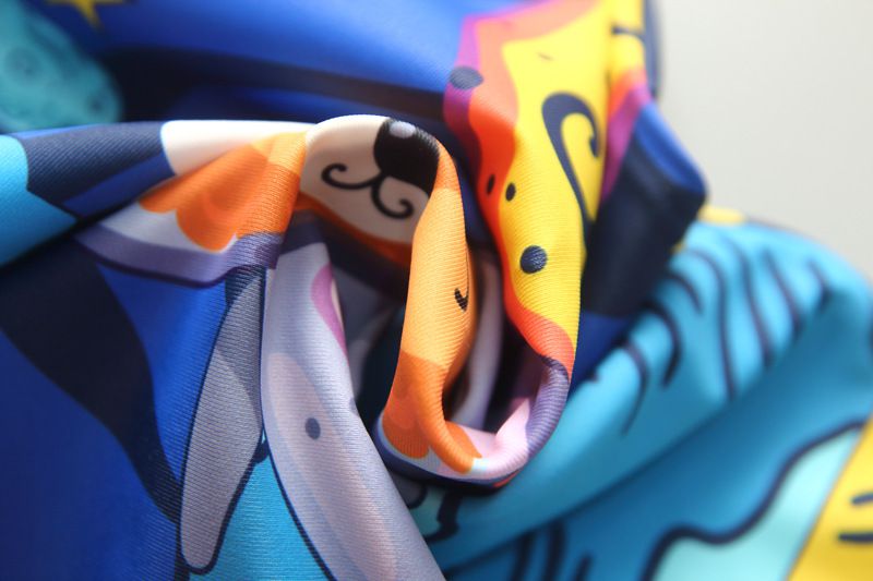 男寶防曬長袖泳裝套裝(附帽子)-太空旅行-藍色