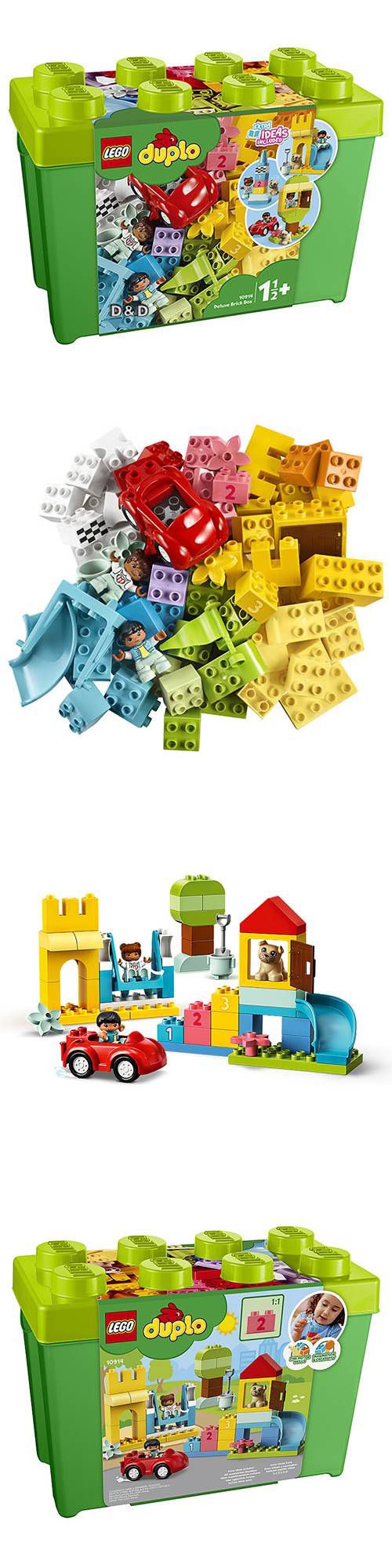 樂高 LEGO - 樂高 Duplo 得寶幼兒系列 - 豪華顆粒盒 10914-85pcs