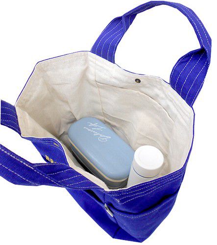 日本 Chepeli - 印度棉 刺繡手提帆布包/托特包-merci-黑 (25x37x16cm)