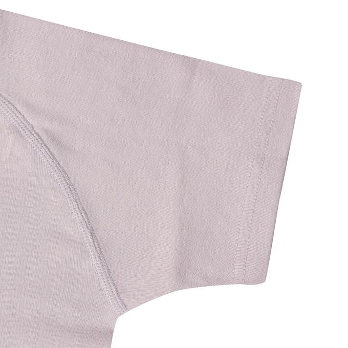 akachan honpo - ah短袖圓領上衣2件組-穿衣練習-紫色