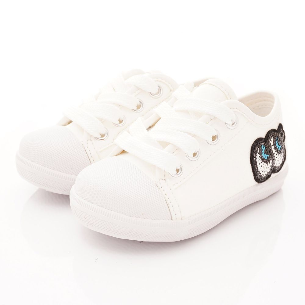 PV日式私藏 - 專櫃童鞋-大眼睛時尚休閒鞋款(小童段)-白