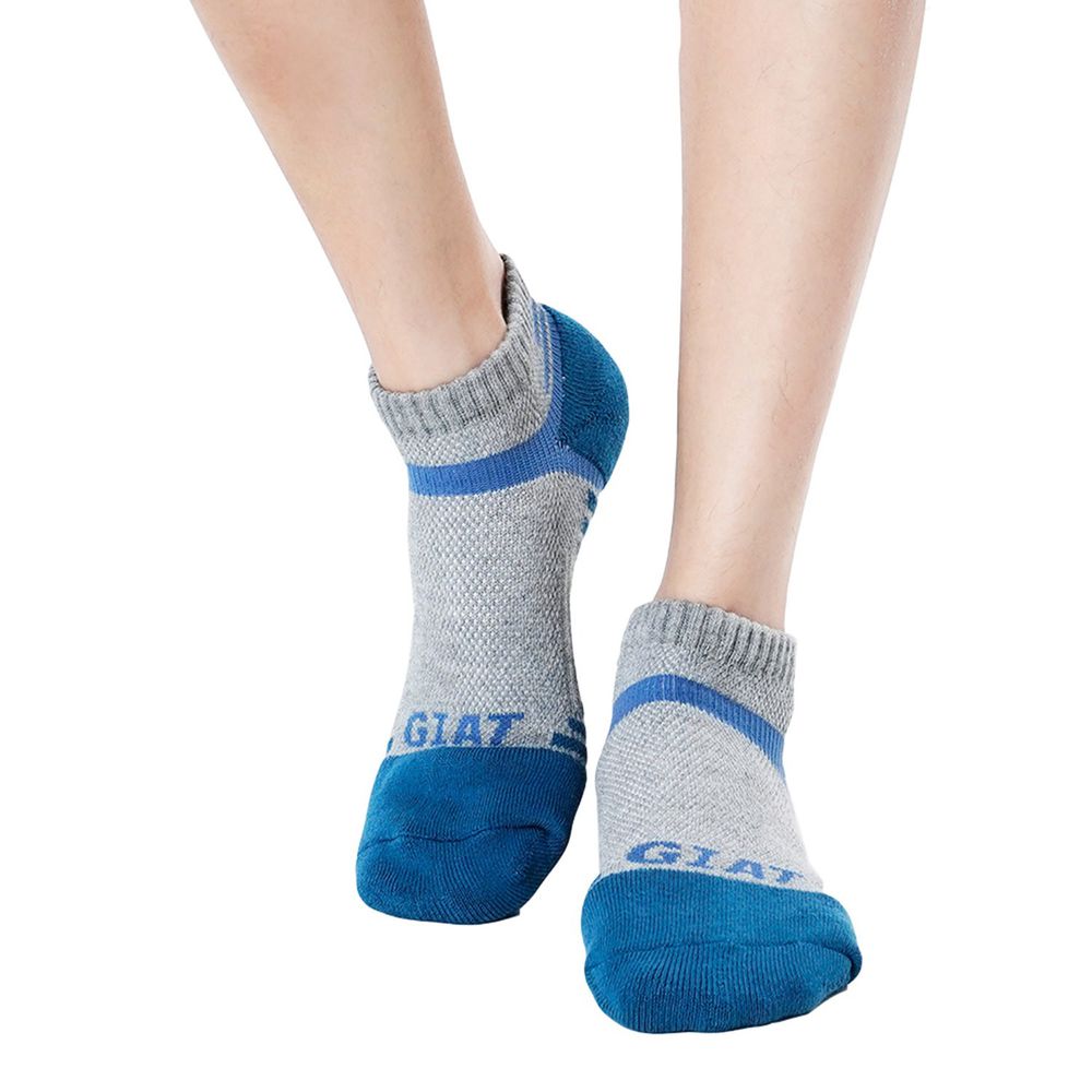 GIAT - 類繃機能萊卡運動襪-大人款-湛藍 (F(22-26cm))