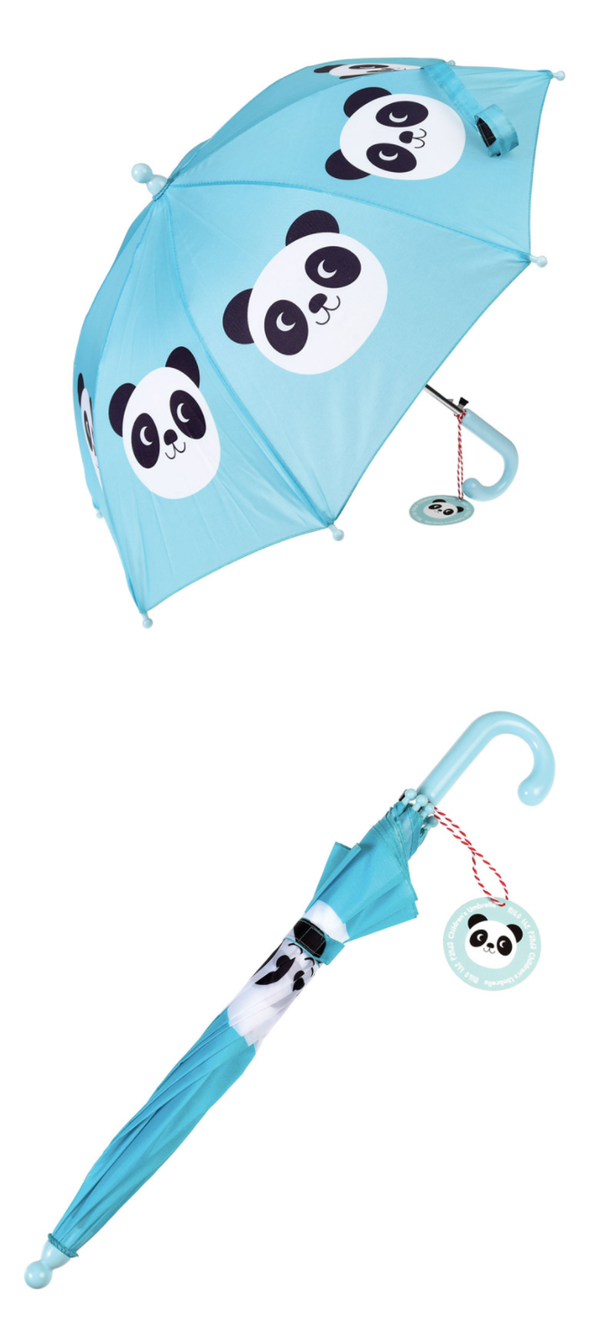 英國 Rex London - 幼童/兒童自動傘-可愛熊貓