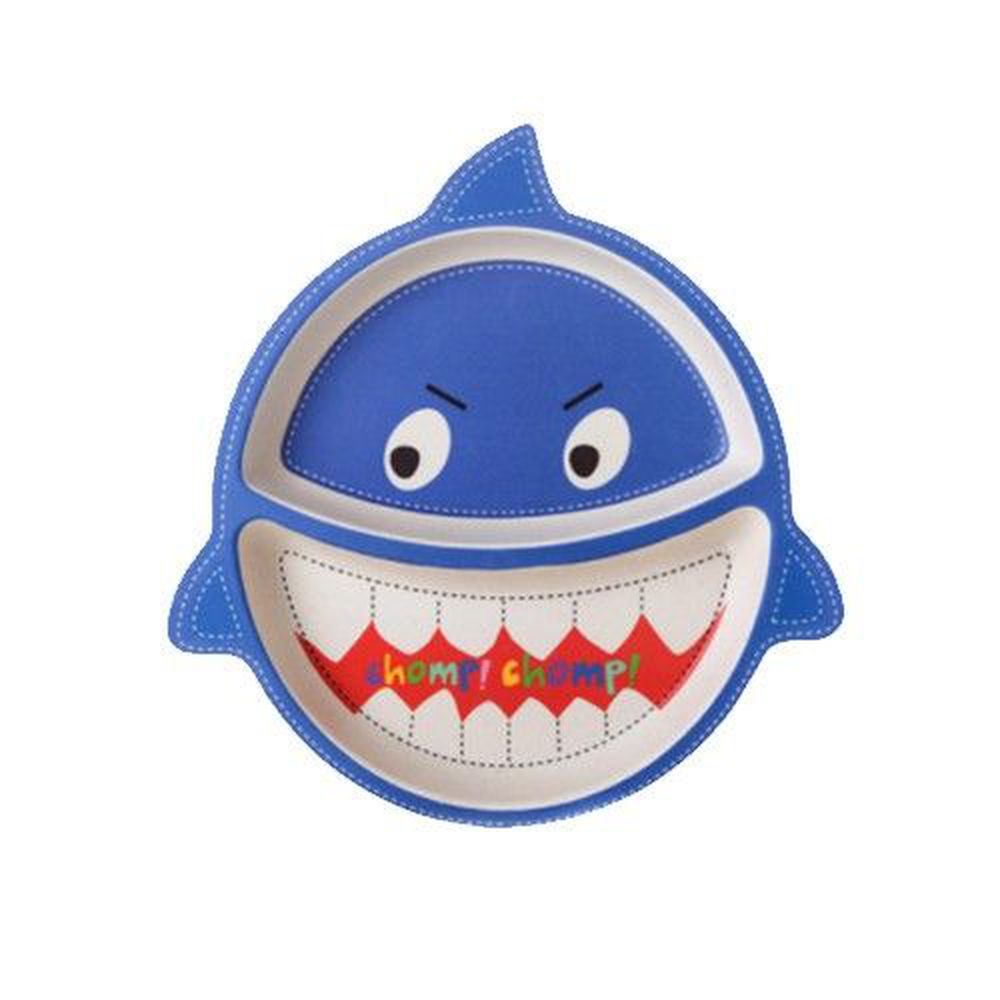 coeco - 竹纖維動物造型兒童餐盤-鯊魚