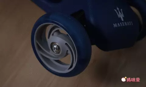 Maserati - 瑪莎拉蒂授權滑板車-藍色-(發光輪+可折疊)