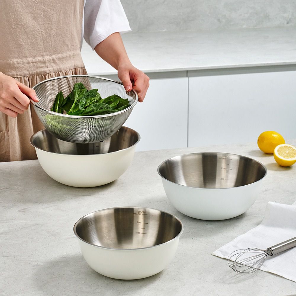 LIFE 摩登鋼藝多功能料理盆4件組