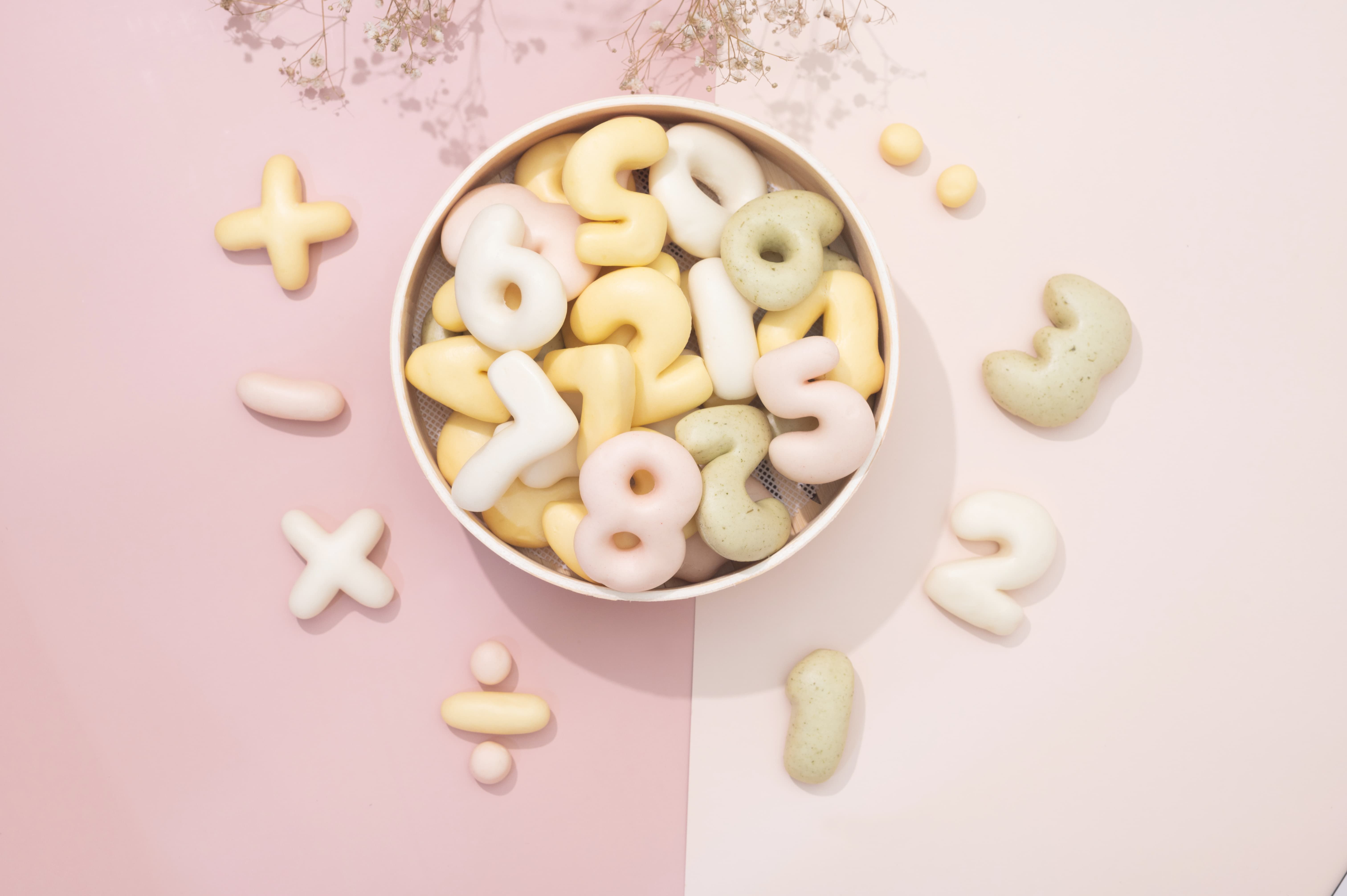 老甜媽手工饅頭 - 數字123趣味小饅頭-350g