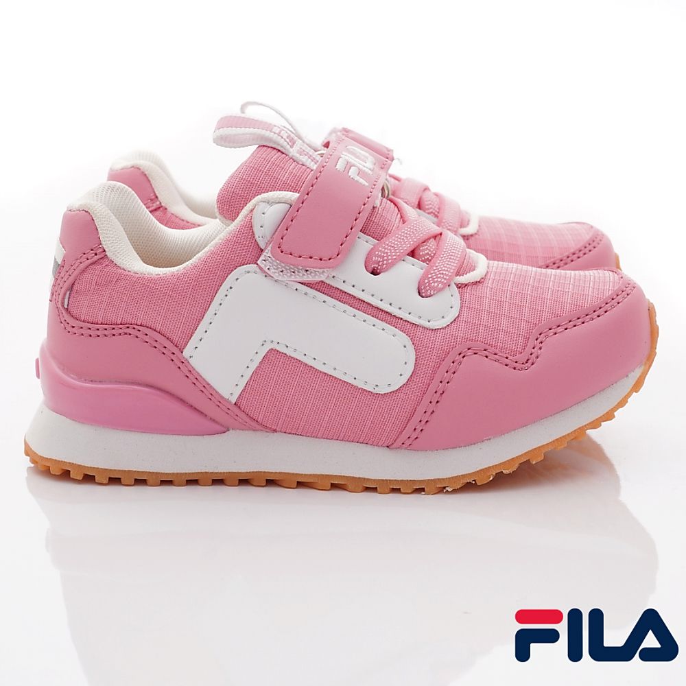 FILA - 經典慢跑鞋(中小童段)-運動鞋-粉