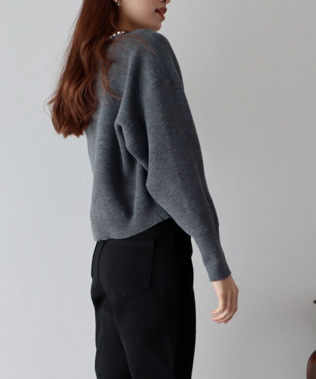 日本 BLUE EAST - 珍珠公主短版針織外套-米杏