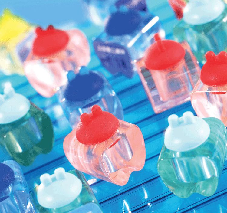 寶寶乳牙收藏盒-塑膠透明牙-粉色 (20x2.5x18.5cm)