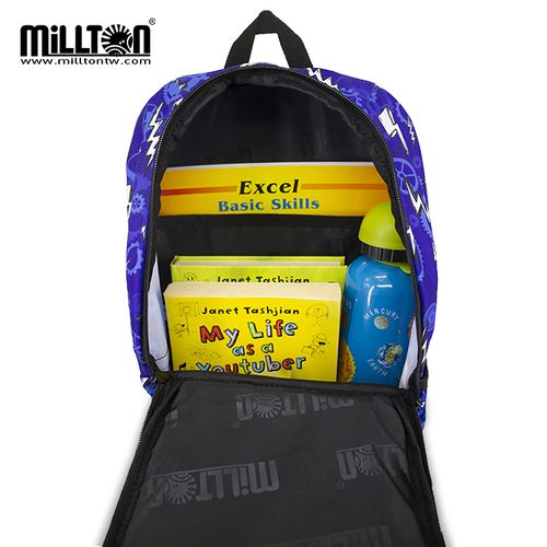 休閒護脊書包｜幻藍齒輪Gear Power｜10L 200g