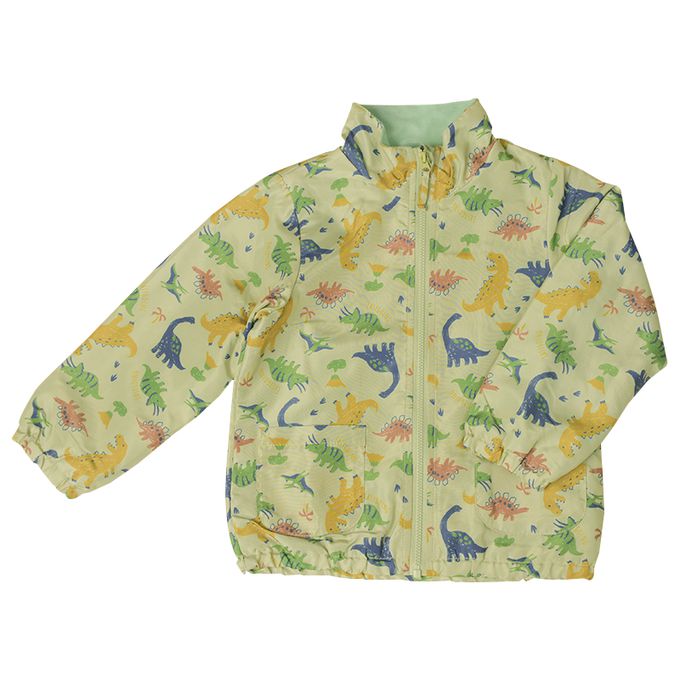 akachan honpo - 防風外套-恐龍-綠色
