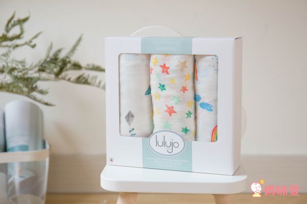 加拿大 lulujo - 竹纖維三入包巾禮盒組-海洋