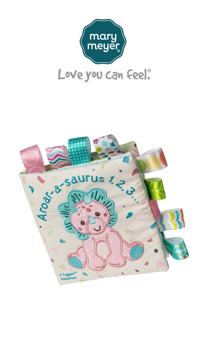 美國 MaryMeyer 蜜兒 - 標籤布書-跳跳角角龍