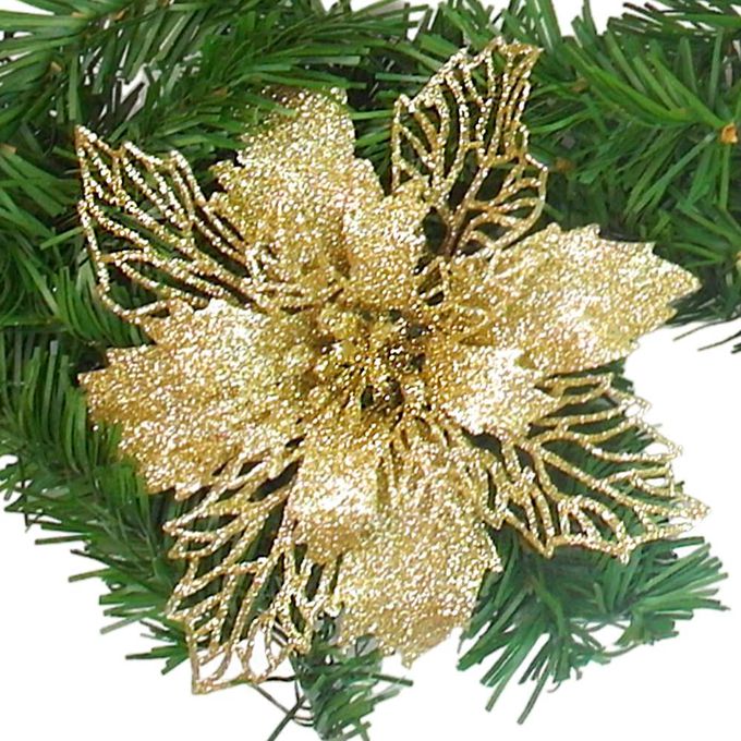 MODACore 摩達客 - 摩達客台製9呎(270cm)聖誕裝飾樹藤條 (金色系) (可彎曲調整/可掛門邊/窗邊/牆沿) 本島免運費