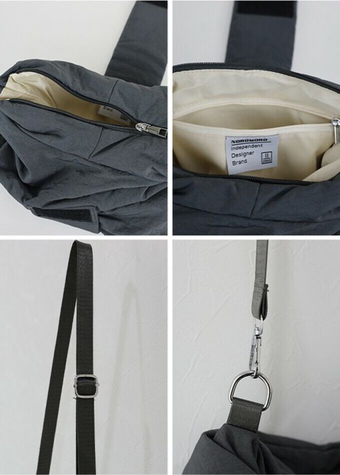 日本 BLUE EAST - 大蝴蝶結造型柔軟2way側背/手提包-淺米