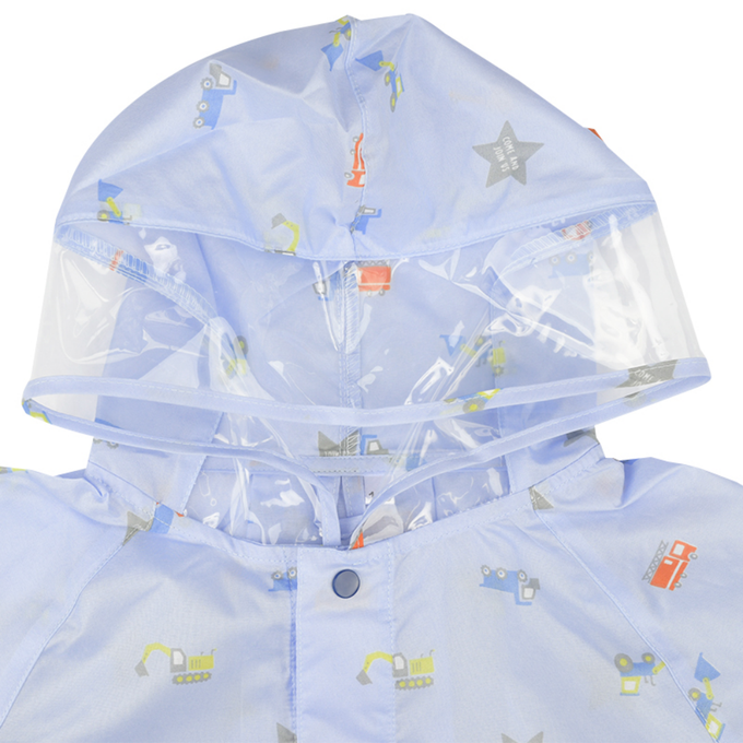 akachan honpo - 雨衣-交通工具-藍色