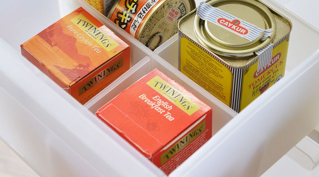 PICKup - 可移式四層抽屜多用途收納推車(3抽)-DIY-霧透抽屜款(粉白)