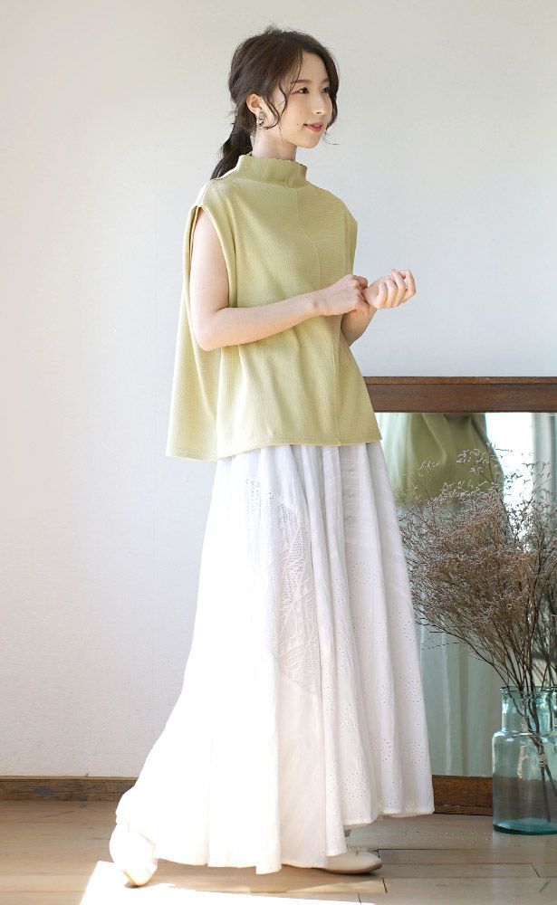 日本 zootie - 優雅修身小立領無袖上衣-黑