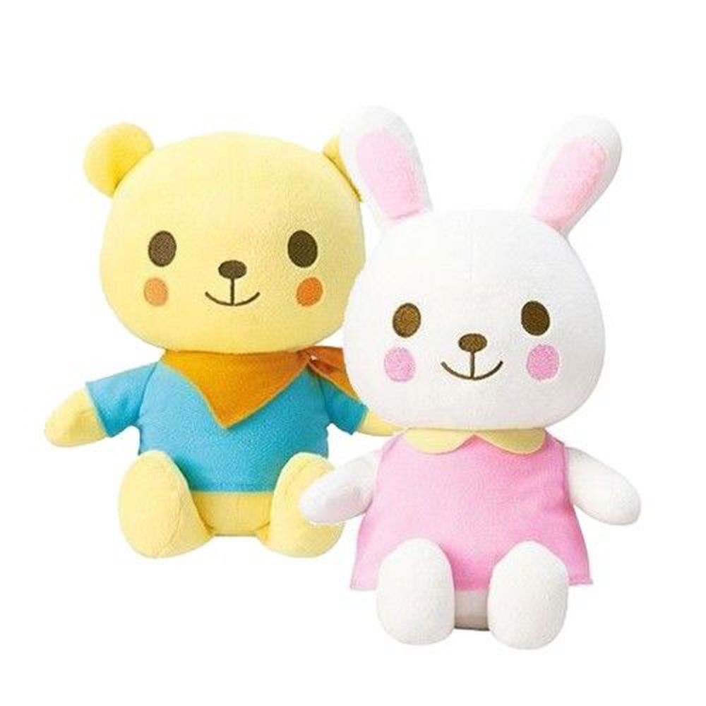 日本 Combi - 音樂安撫娃娃-熊熊好朋友+兔兔好朋友-0~3個月起