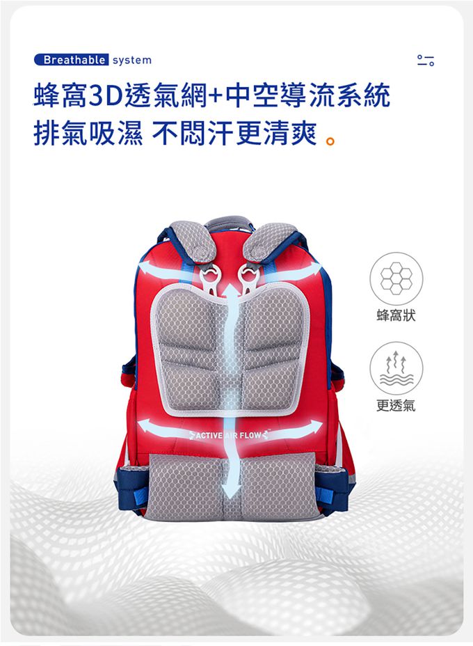 MoonRock - SP200 淺紫色成長型護脊書包-LED磁吸式胸扣 2022版 建議身高120-160cm-21L