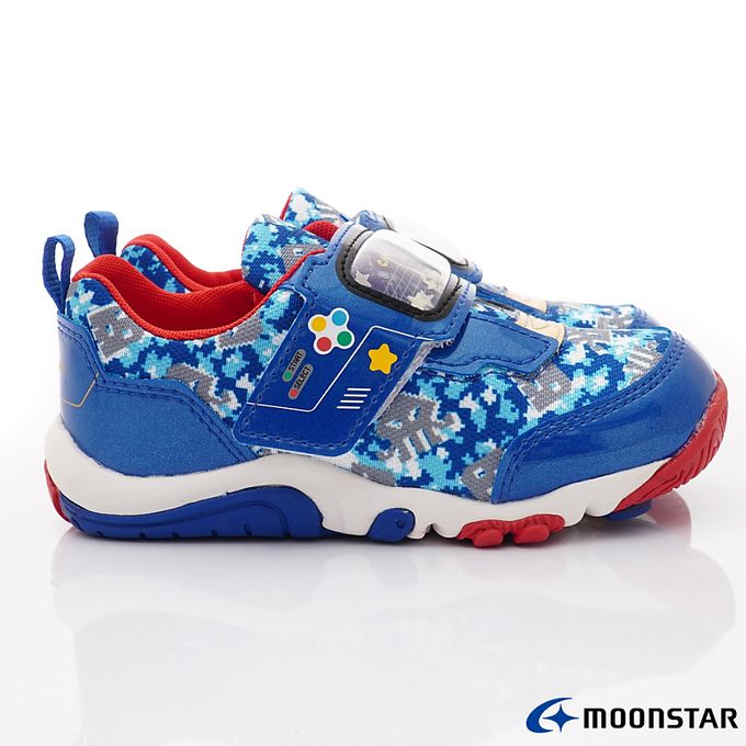 Moonstar日本月星 - 月星玩耍速乾公園鞋款-CRC23295藍(中小童段)-機能運動鞋-藍