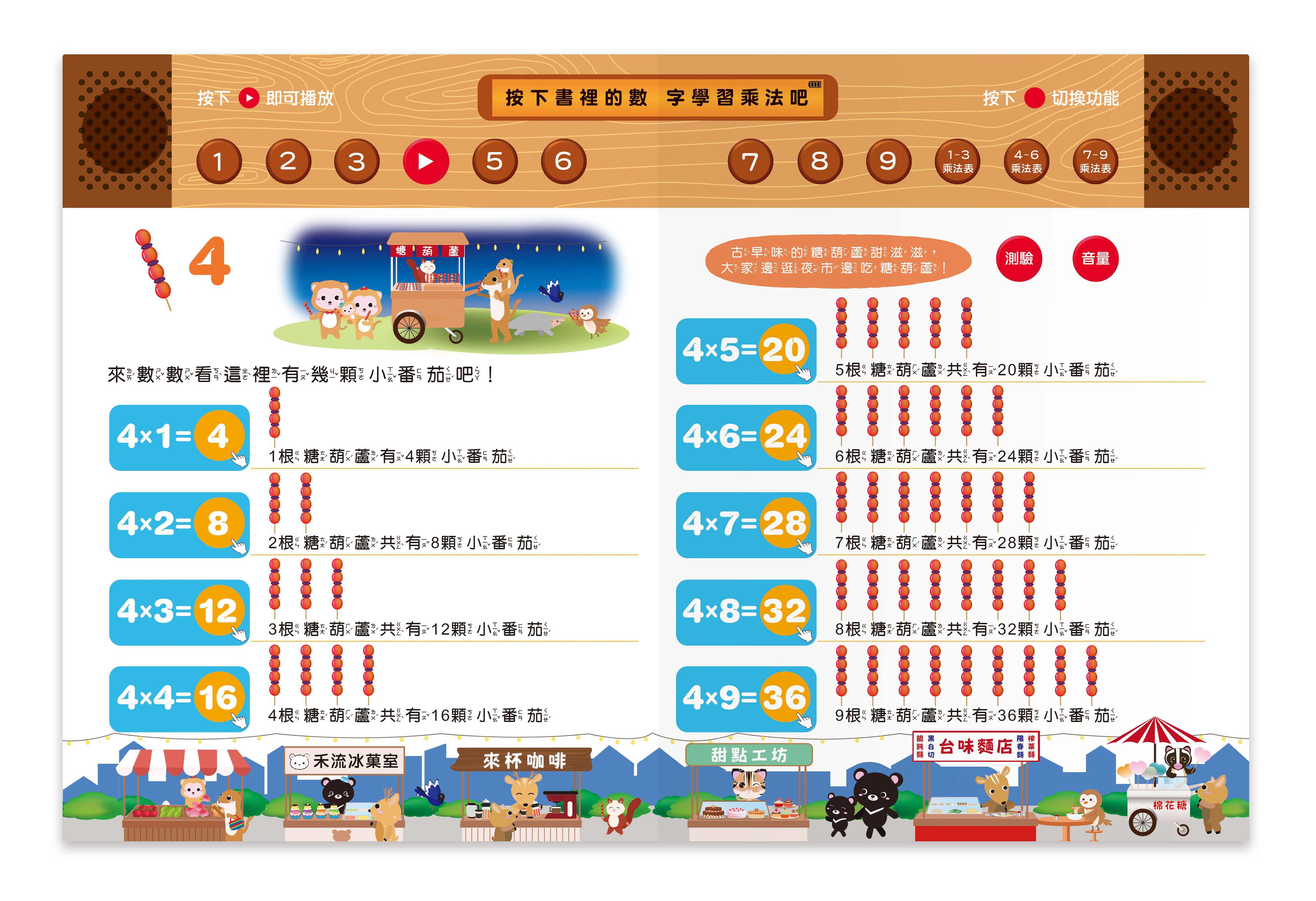 小手觸摸隨身聽：我會跟著數123