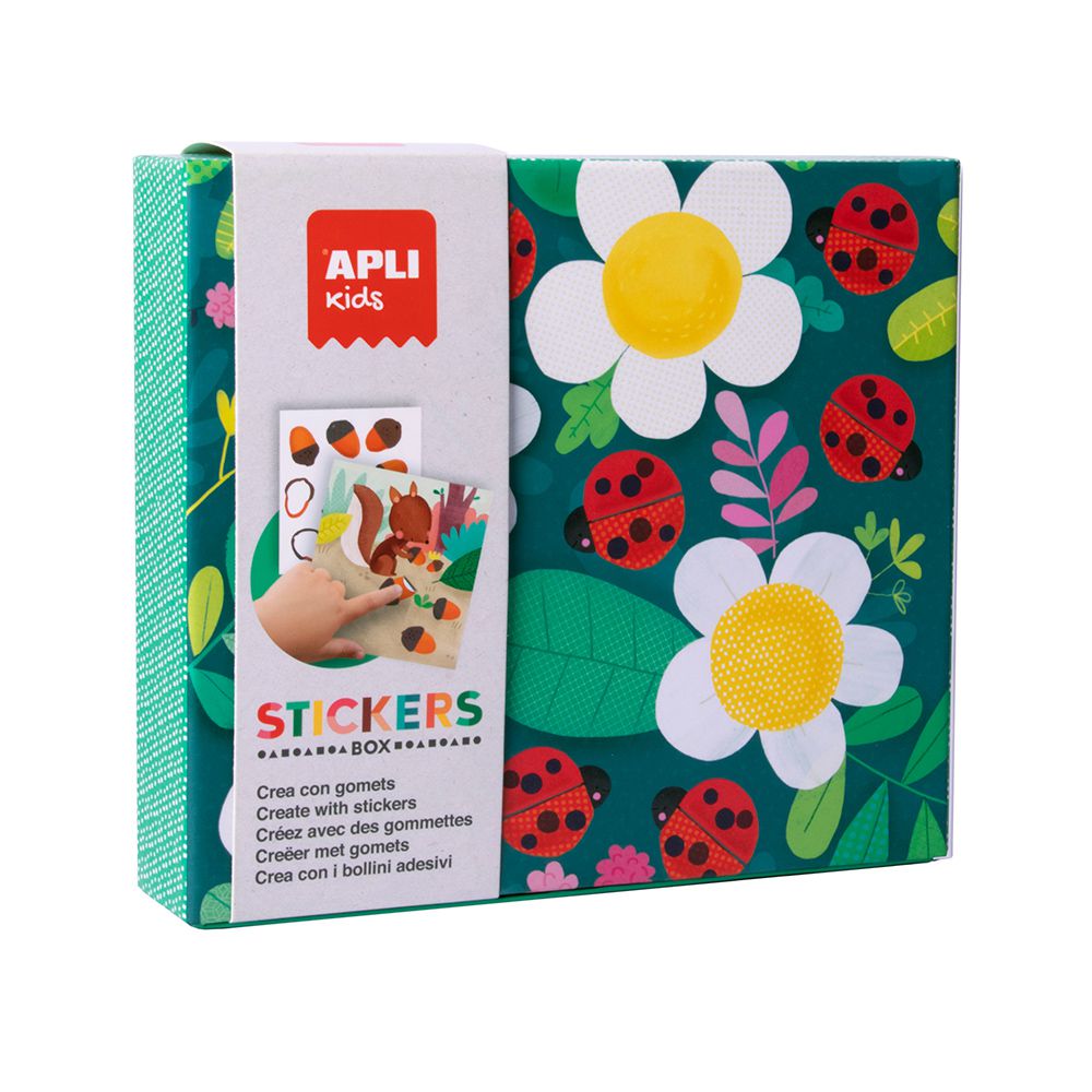 西班牙 APLI - 數數花園貼紙畫