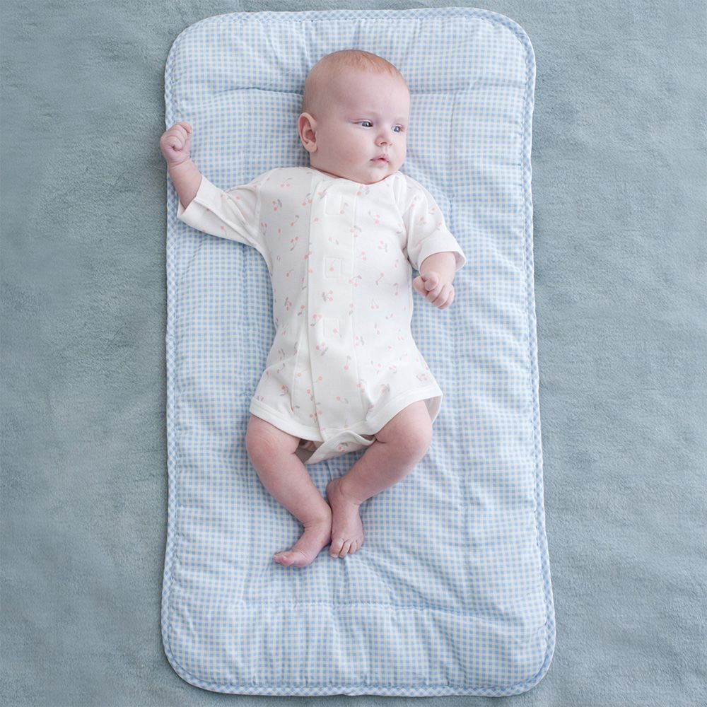 日本 Combi - mini系列-純棉包屁衣(黏貼式)-小櫻桃 (60-70)