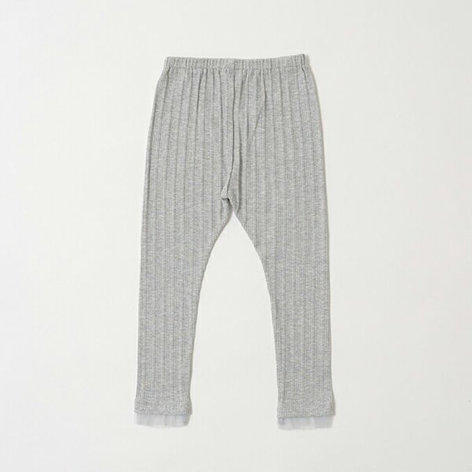 日本 Lycee mine - 下擺酷甜薄紗合身九分褲-條紋-黑白