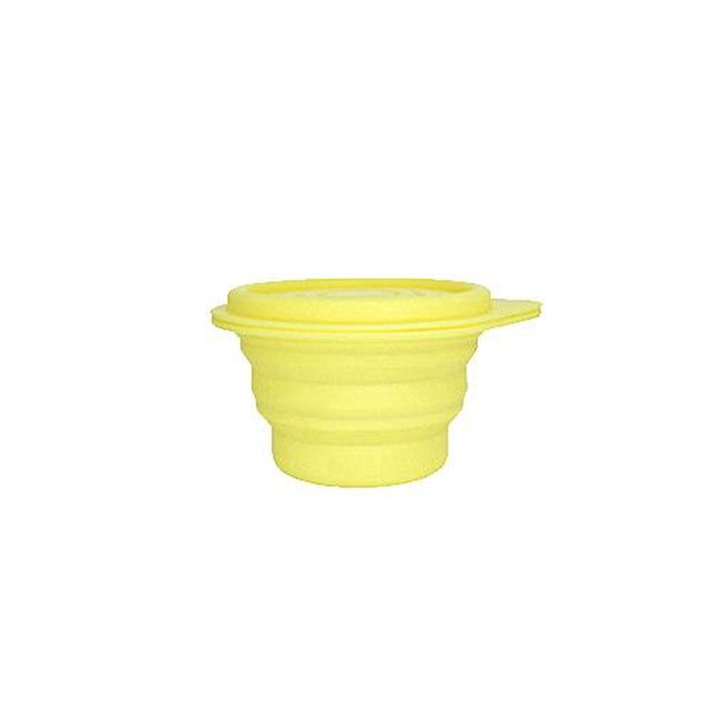 Lexnfant - 含蓋摺疊碗-黃 (小)-250ml