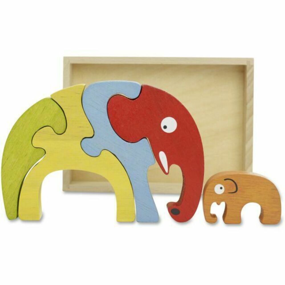 美國 Begin Again - 木頭造型玩具 大象家庭 (A1204)