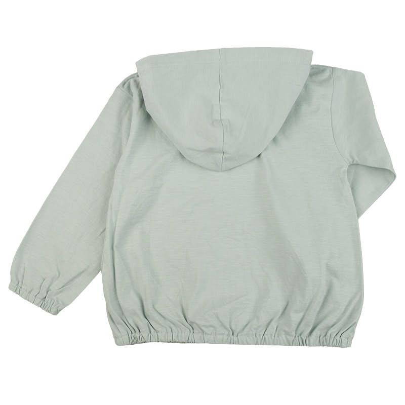 akachan honpo - 兒童抗UV連帽外套-綠色