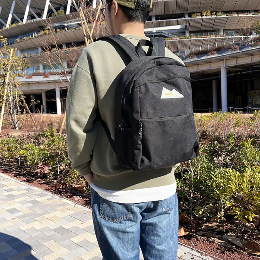 Boite OUT DOOR防潑水輕便後背包-黑色