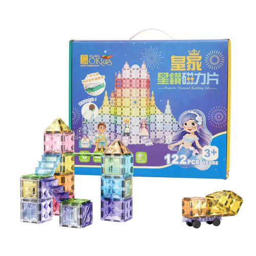 皇家星鑽磁力片(122pcs)-獨特窗花 / 造型更多變