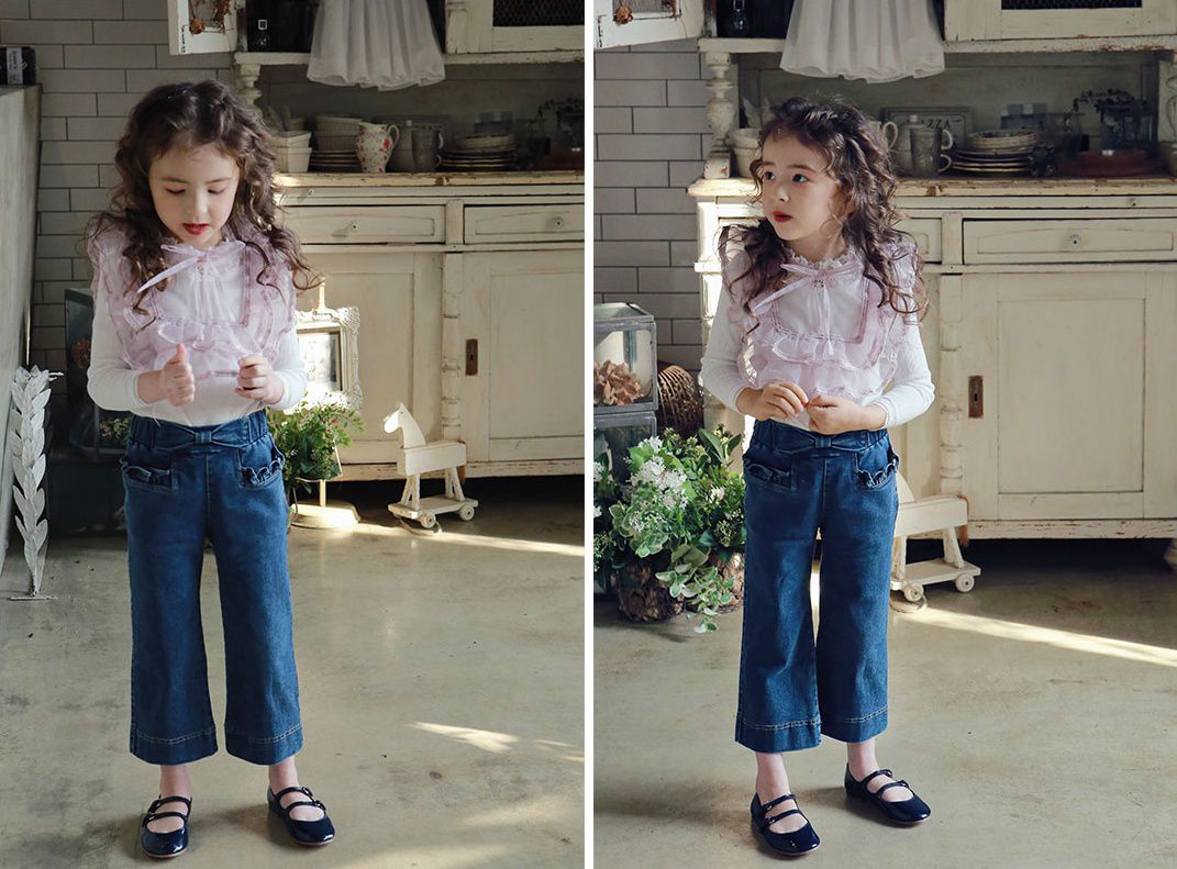 韓國 PuellaFLO - 鏤空雕花蕾絲領針織薄上衣-象牙白