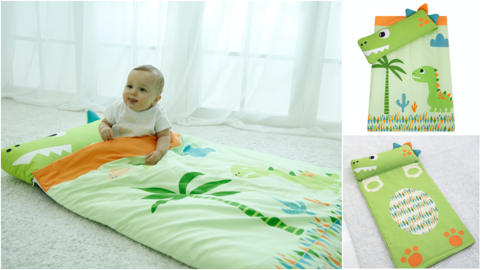 韓國 Bonitabebe - 可愛動物造型睡袋-粉紅兔寶寶