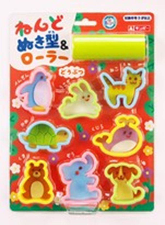 akachan honpo - 黏土模具、滾輪-動物