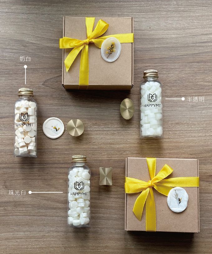 HAPPYMT - 火漆蠟粒大罐裝-半透明