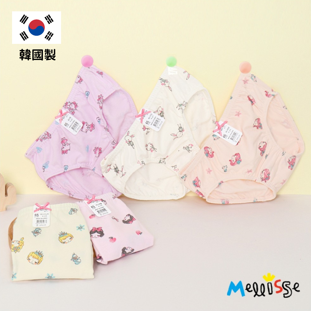 100%正韓製【Mellisse】純棉兒童內衣褲 ✧ 童話公主ｘ漫畫英雄