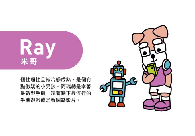 OFESE歐菲士 - 汪同學 三角原木彩色鉛筆 5支入