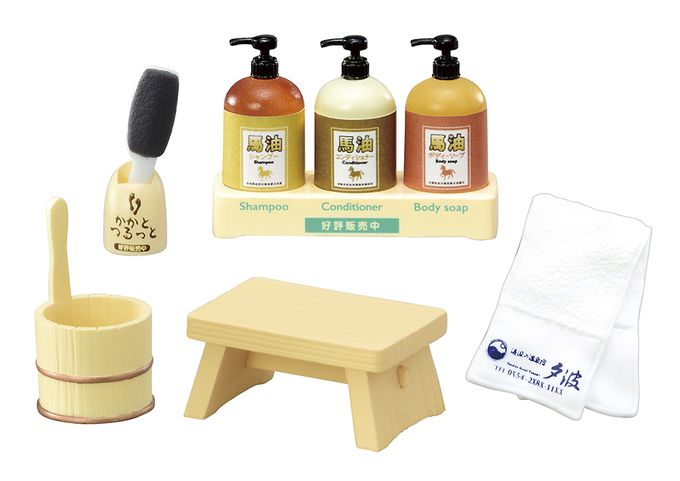 RE-MENT - ぷちサンプル系列 海邊的溫泉旅館 夕波 整組8種