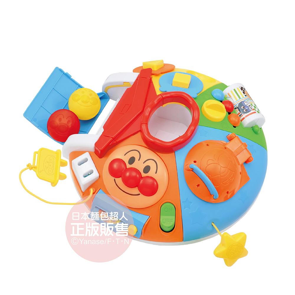 日本麵包超人 - 快樂圓形!調皮寶貝玩具盤(6個月~3歲左右)