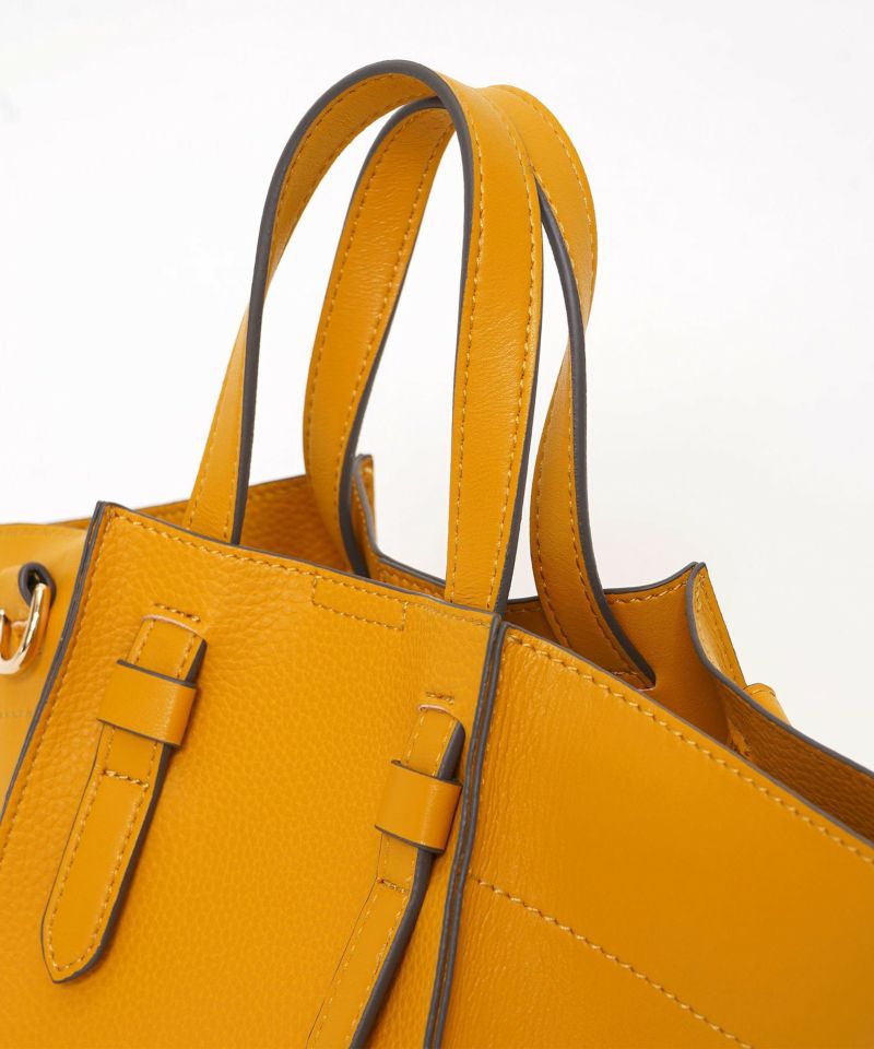 日本 COOCO - 仿皮蝙蝠托特包-白 (15x18.5x14.5cm)