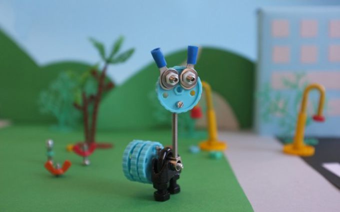 以色列 theOffBits - 機械積木-齒輪車