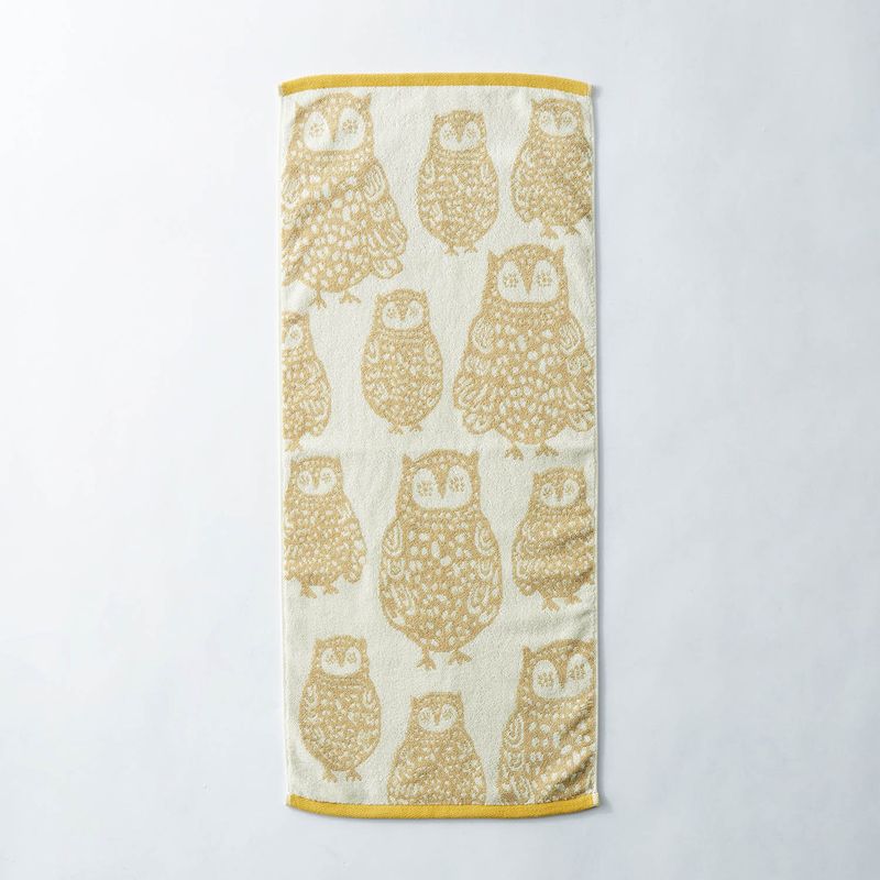 日本千趣會 - 北歐風 吸水速乾毛巾-白熊-石墨灰 (34×80cm)